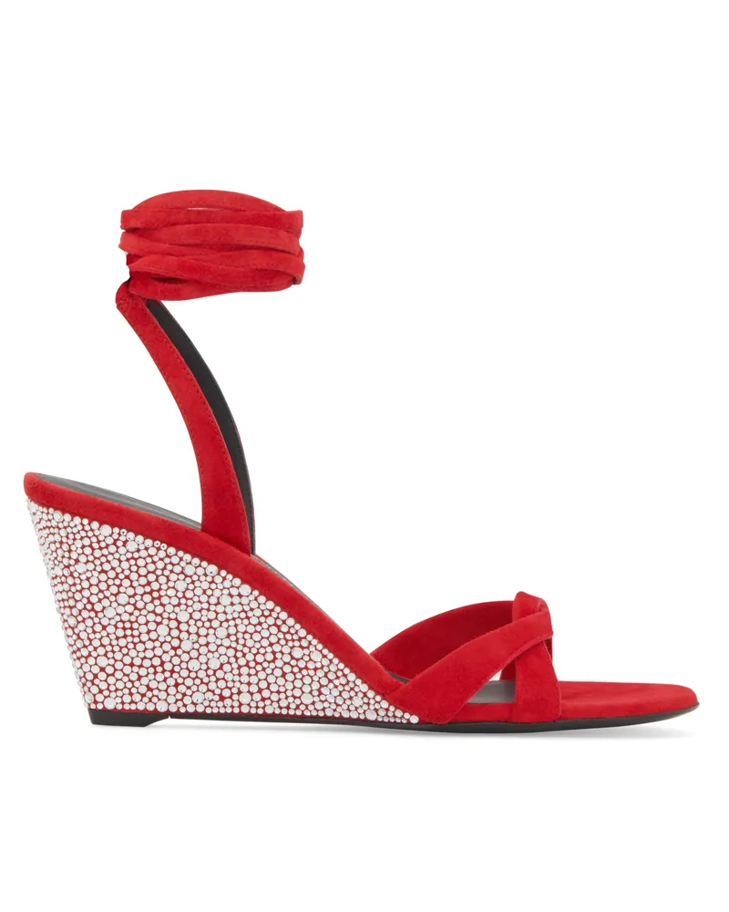 Giuseppe Zanotti MANOLA STRASS Sandals Red