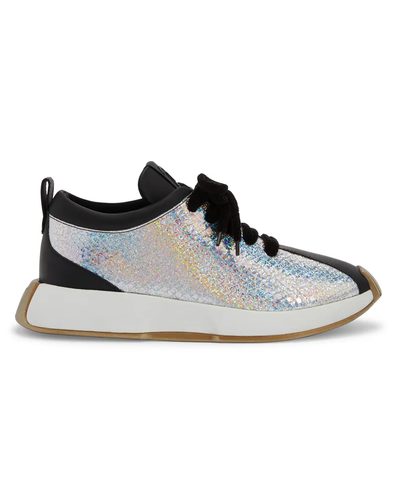 Giuseppe Zanotti FEROX Low-top sneakers Silver