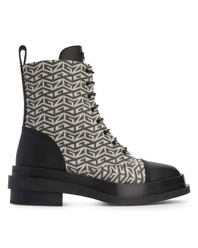 Giuseppe Zanotti MALICK MONOGRAM Boots Black