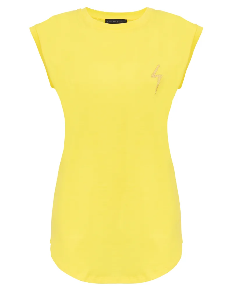 Giuseppe Zanotti URSELLA T-shirt Yellow