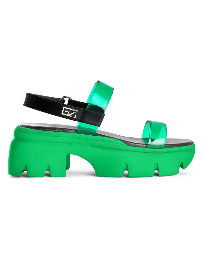 Giuseppe Zanotti APOCALYPSE SUMMER Flats Green