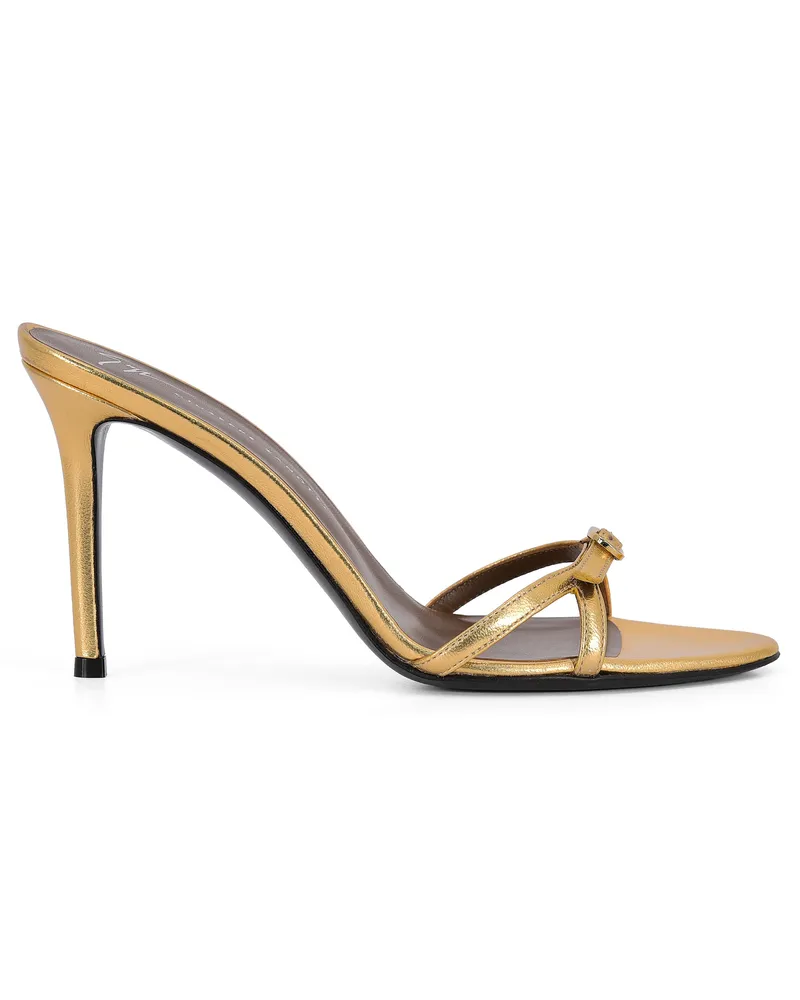 Giuseppe Zanotti OPHELIA BUCKLE 90 Sandals Gold