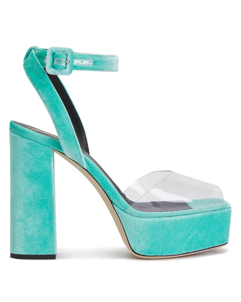 Giuseppe Zanotti NEW BETTY PLEXI Sandals Blue