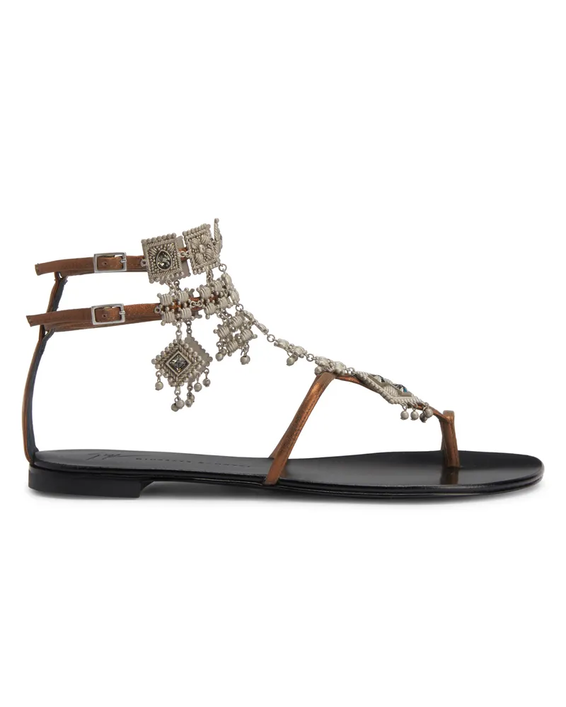Giuseppe Zanotti AMIRA Flats Bronze