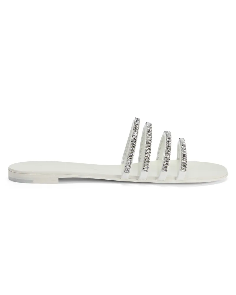 Giuseppe Zanotti IRIDE CRYSTAL Flats Black