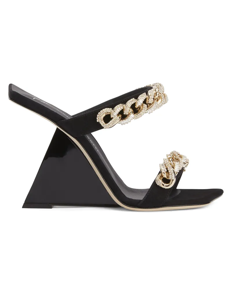 Giuseppe Zanotti BERENICEE CHAIN Sandals Black