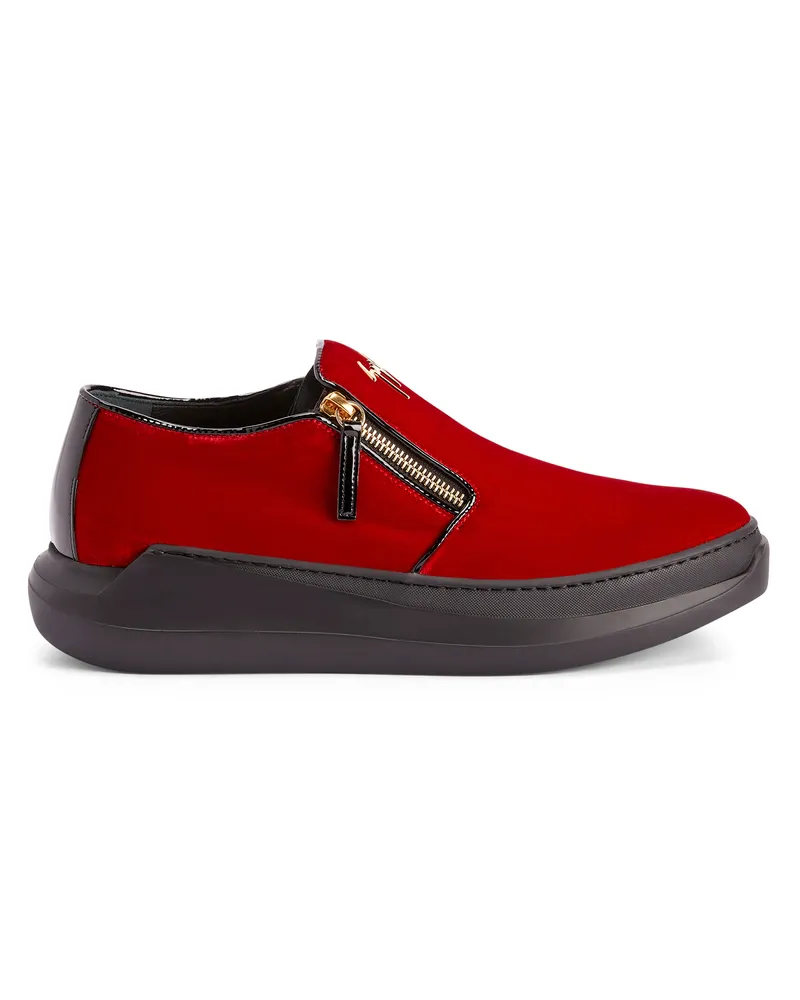 Giuseppe Zanotti CONLEY ZIP Slip-on Red