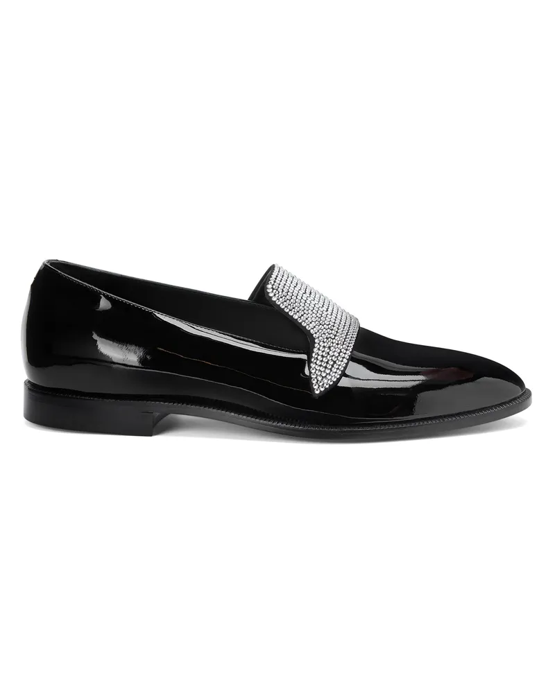 Giuseppe Zanotti EFLAMM CRYSTAL Loafers Black