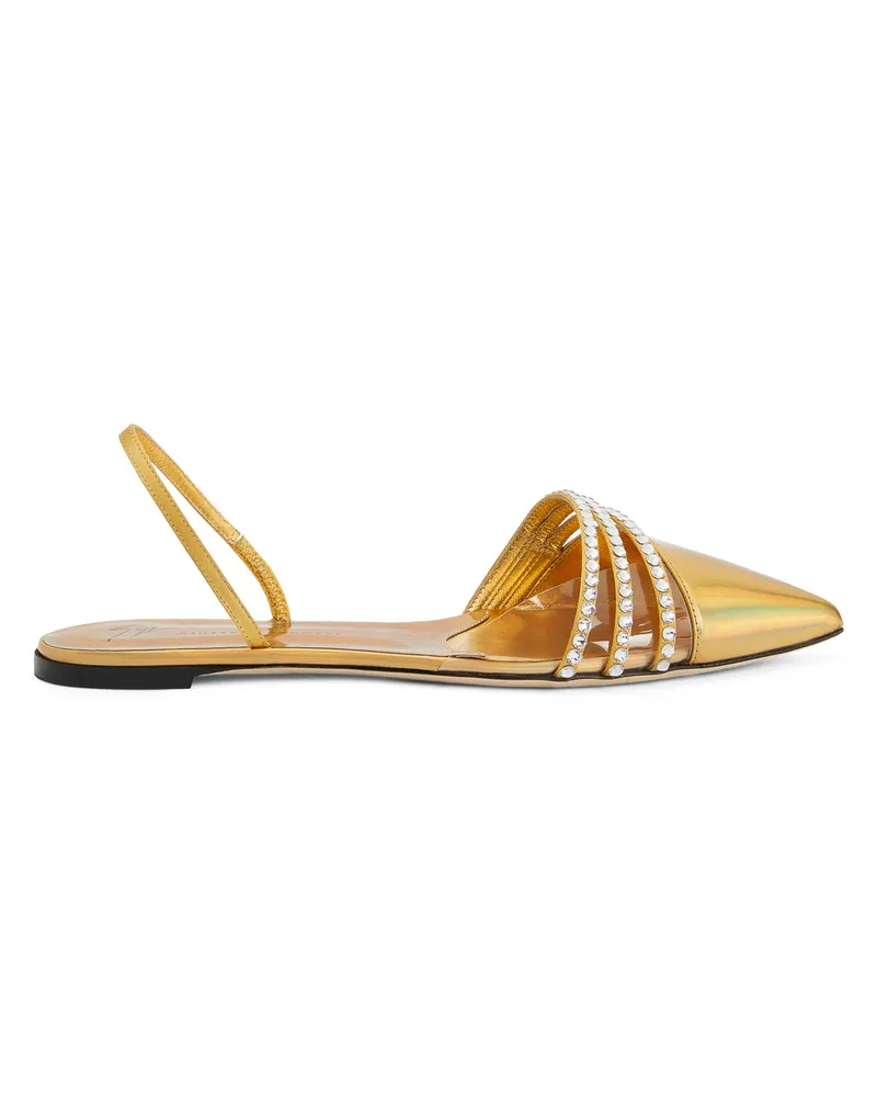 Giuseppe Zanotti CLARALIE Flats Gold