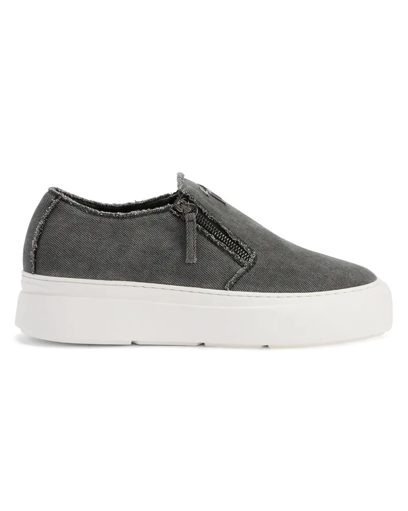 Giuseppe Zanotti GZ MIKE ZIP Slip-on Grey