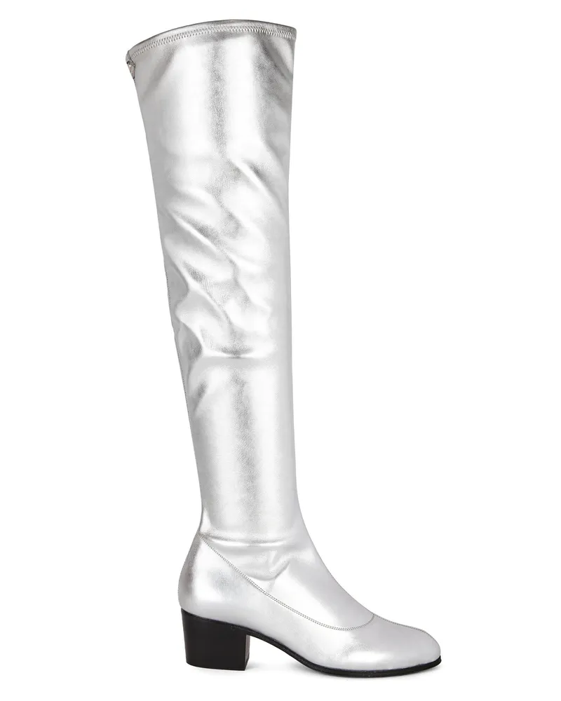 Giuseppe Zanotti PORTLAND knee-high boots Silver