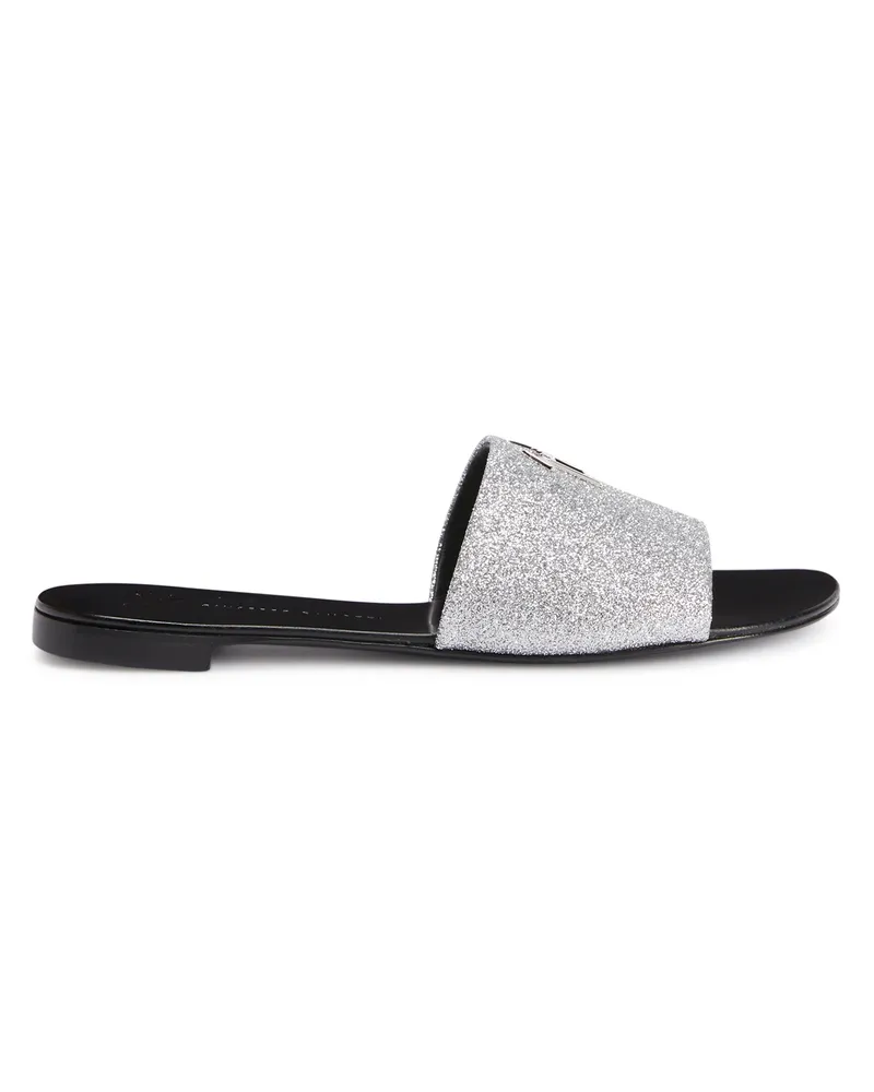 Giuseppe Zanotti SHIRLEY Flats Silver