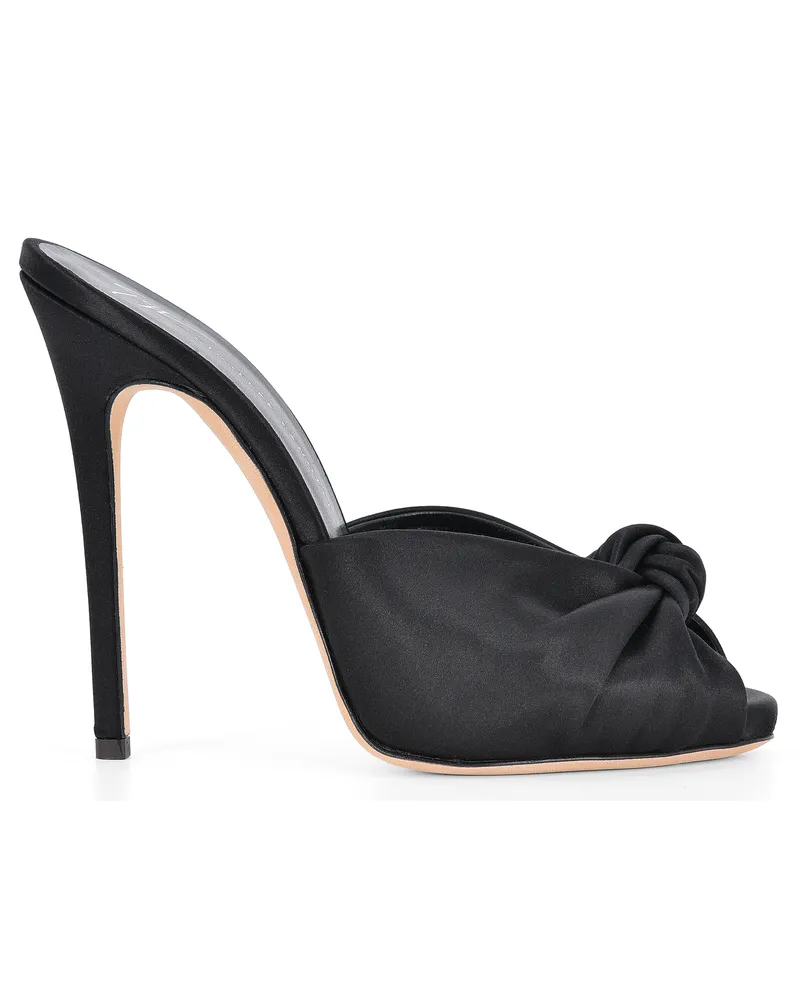Giuseppe Zanotti BRIDGET SATIN Sandals Black
