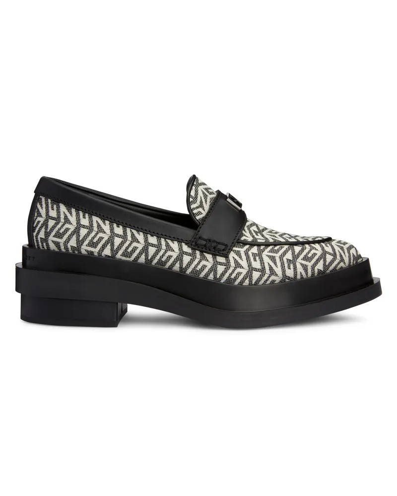 Giuseppe Zanotti MALICK MONOGRAM Loafers Black