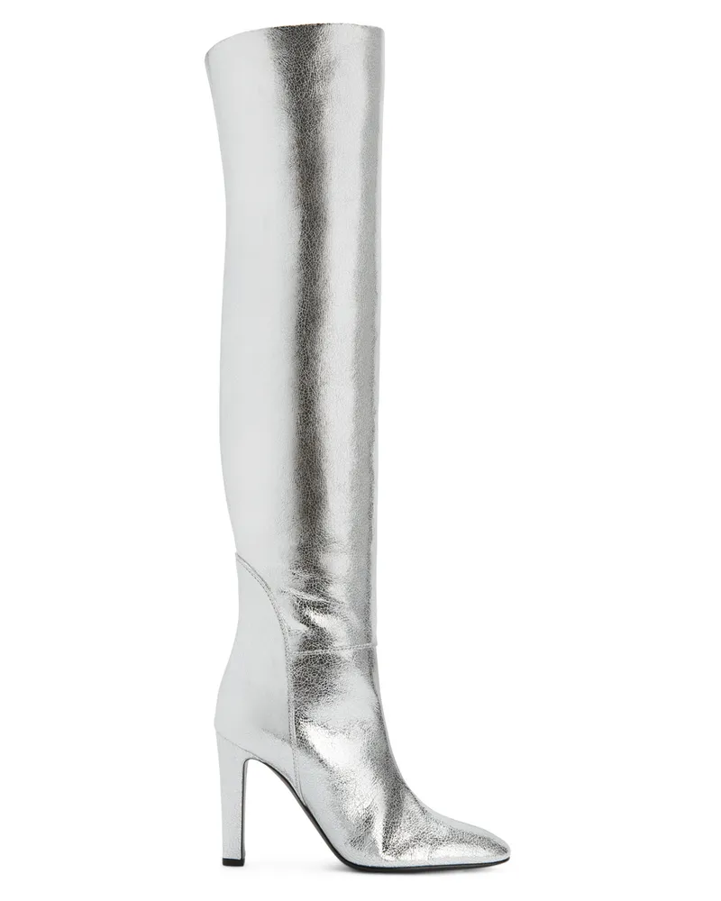 Giuseppe Zanotti HATTIE knee-high boots Silver