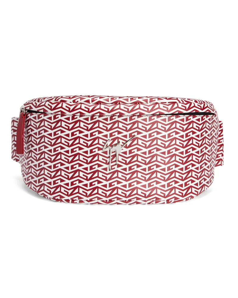 Giuseppe Zanotti MIRTO MONOGRAM Belt packs Red