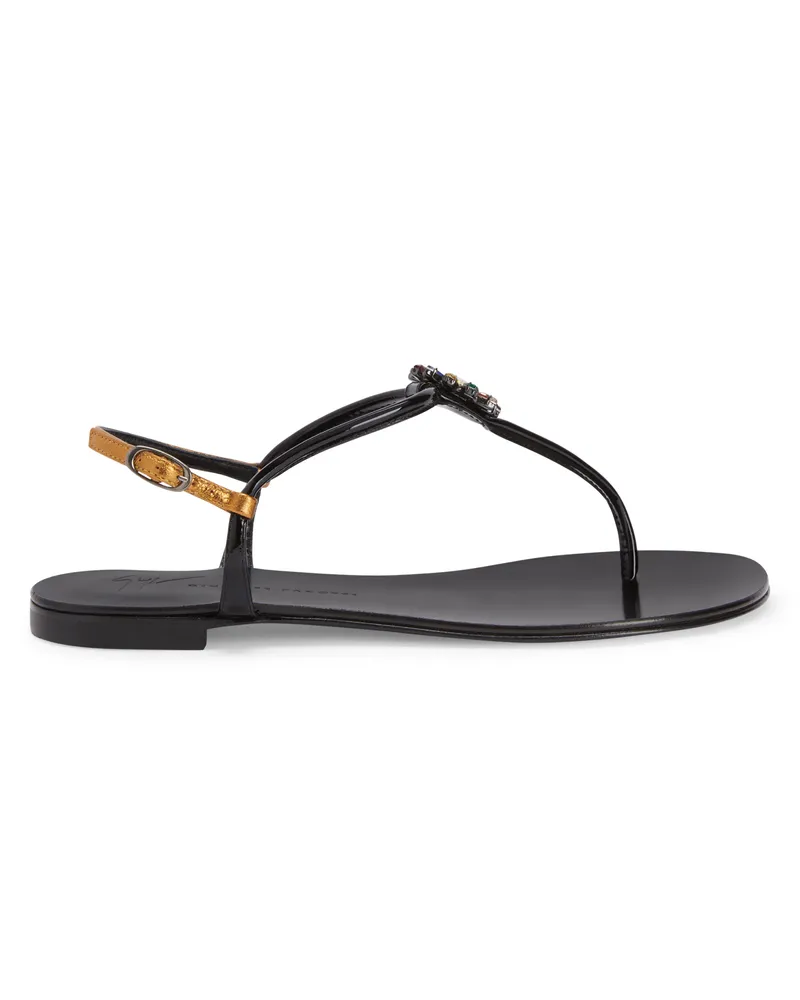Giuseppe Zanotti NOUSSA Flip-Flops Black
