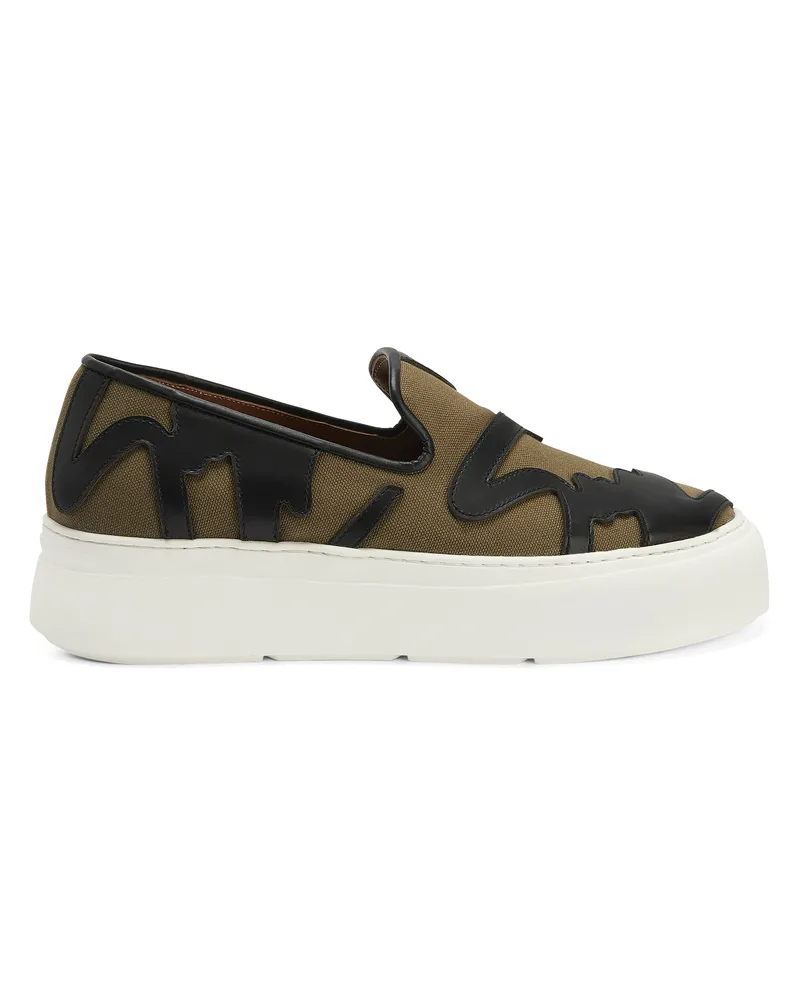 Giuseppe Zanotti GZ MIKE SIGN Slip-on Green