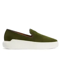 Giuseppe Zanotti CONLEY ZIP Slip-on Green