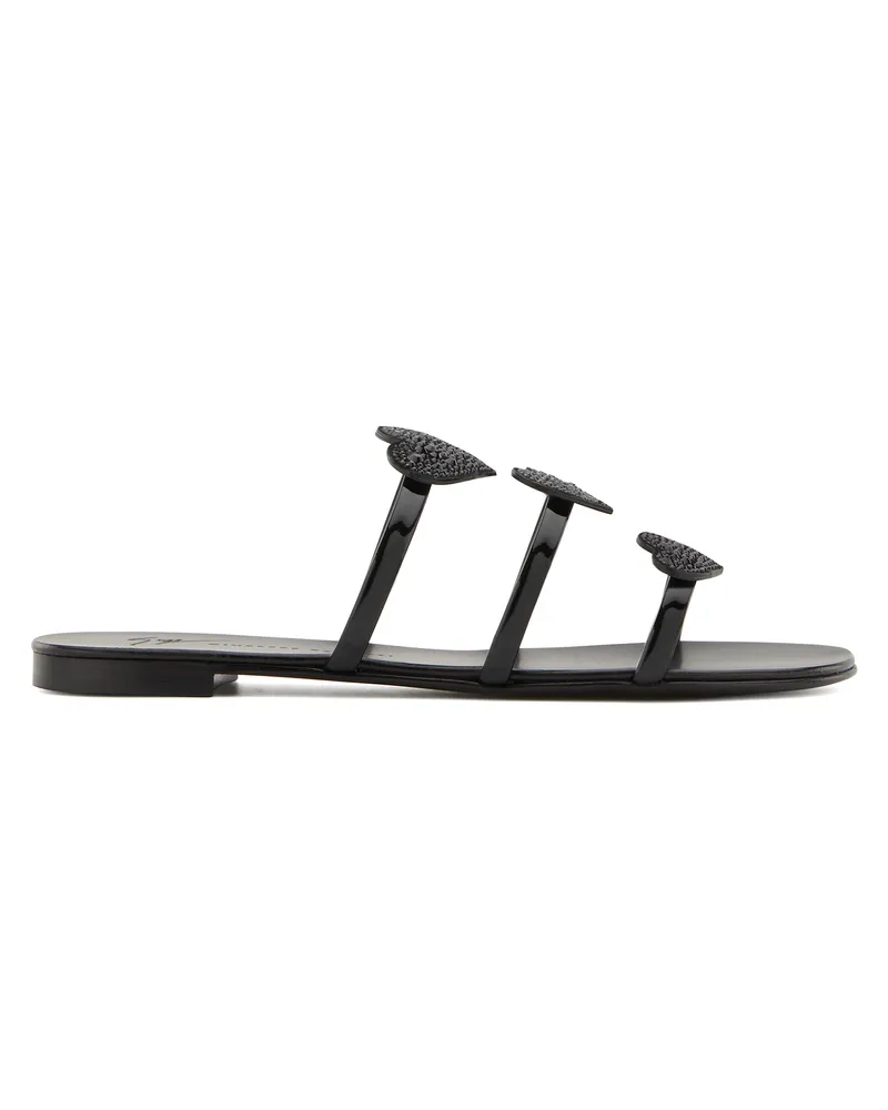 Giuseppe Zanotti ANYA LOVE Flats Black