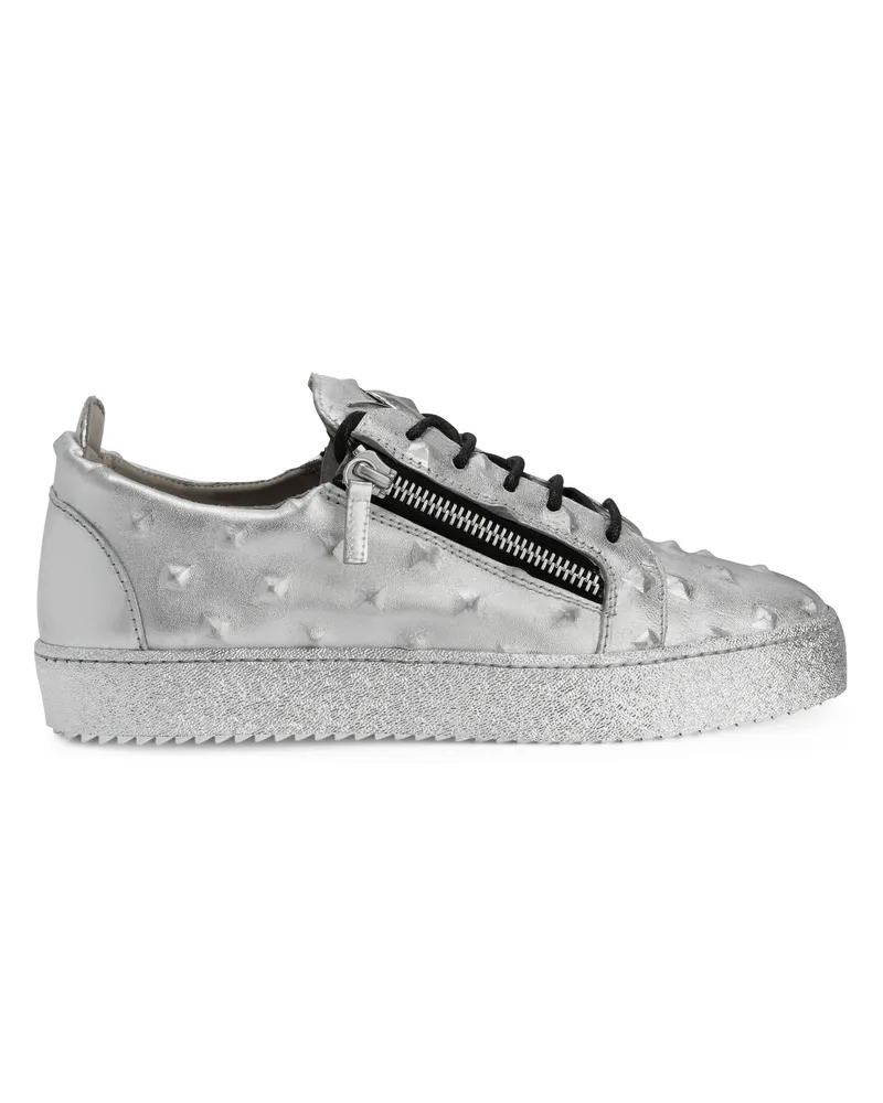 Giuseppe Zanotti FRANKIE Low-top sneakers Silver