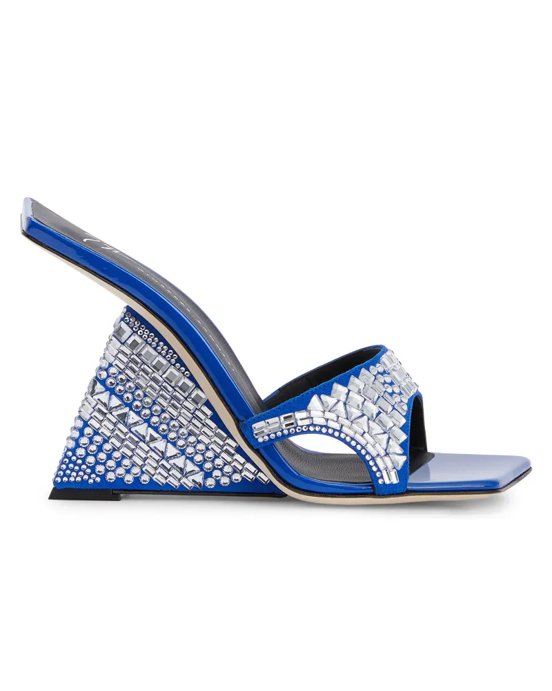 Giuseppe Zanotti AKIRA SHINE Sandals Blue
