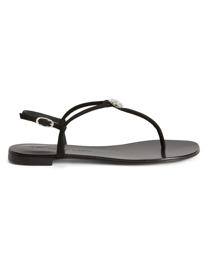 Giuseppe Zanotti HOLLIE CRYSTAL Flats Black