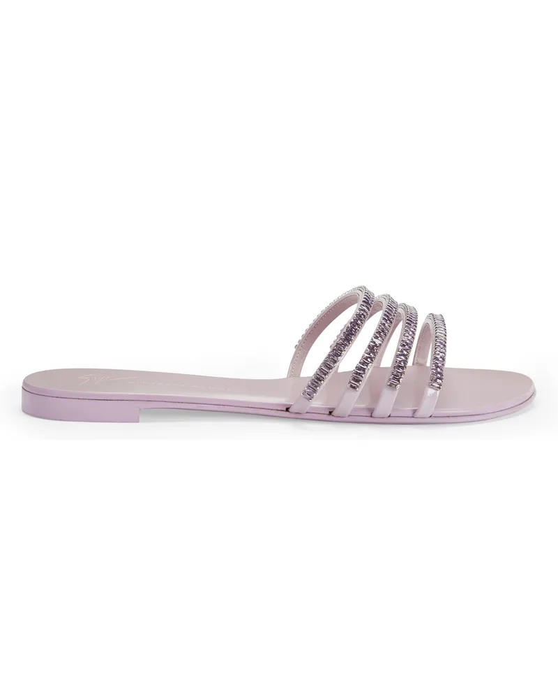 Giuseppe Zanotti IRIDE CRYSTAL Sandals Pink