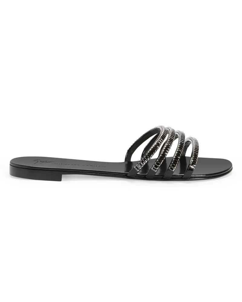 Giuseppe Zanotti IRIDE CRYSTAL Sandals Black