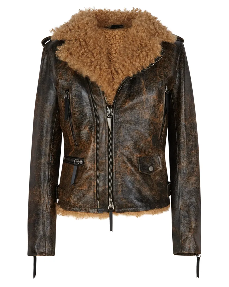 Giuseppe Zanotti AMELIA WINTER Jackets Brown