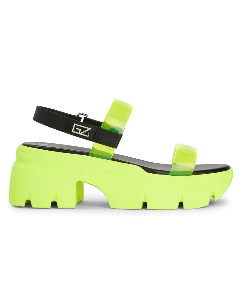 Giuseppe Zanotti APOCALYPSE SUMMER Flats Yellow