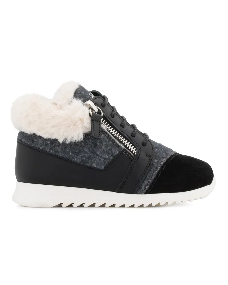 Giuseppe Zanotti RUNNER JR. Low-top sneakers Black