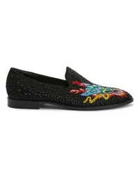 Giuseppe Zanotti DRAGON CRYSTAL Loafers Black