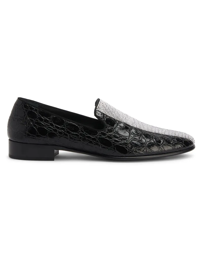 Giuseppe Zanotti TUXEDO DIAMOND Loafers Black