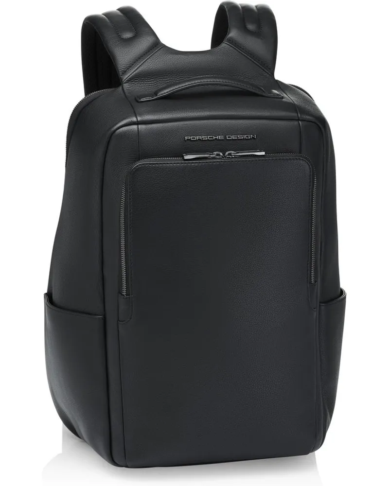 Porsche Design Roadster Leather Backpack Black