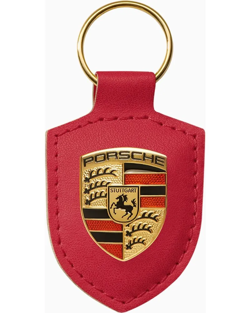 Porsche Design Schlüsselanhänger Wappen – Essential Rot