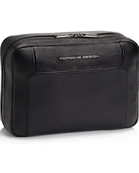 Porsche Design Roadster Leather Washbag Black