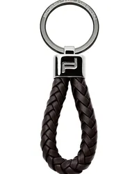 Porsche Design Keyring Leather Cord Dark