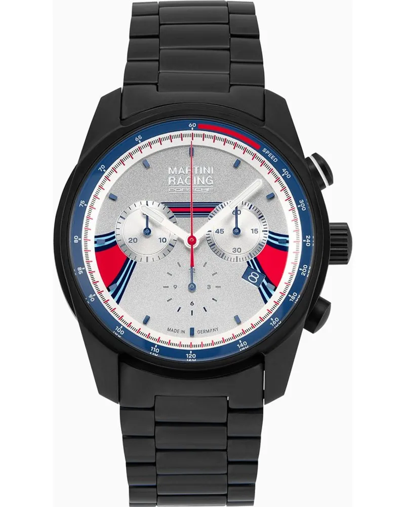 Porsche Design Chronograph – MARTINI RACING® Limited Edition Schwarz