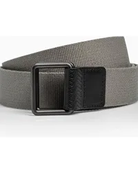 Porsche Design Casual Double Ring Buckle Belt Grey