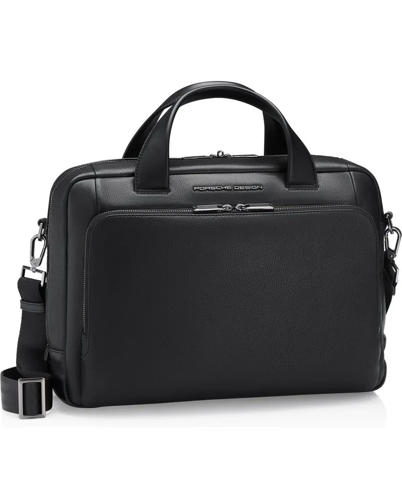 Porsche Design Roadster Leather Briefcase Black