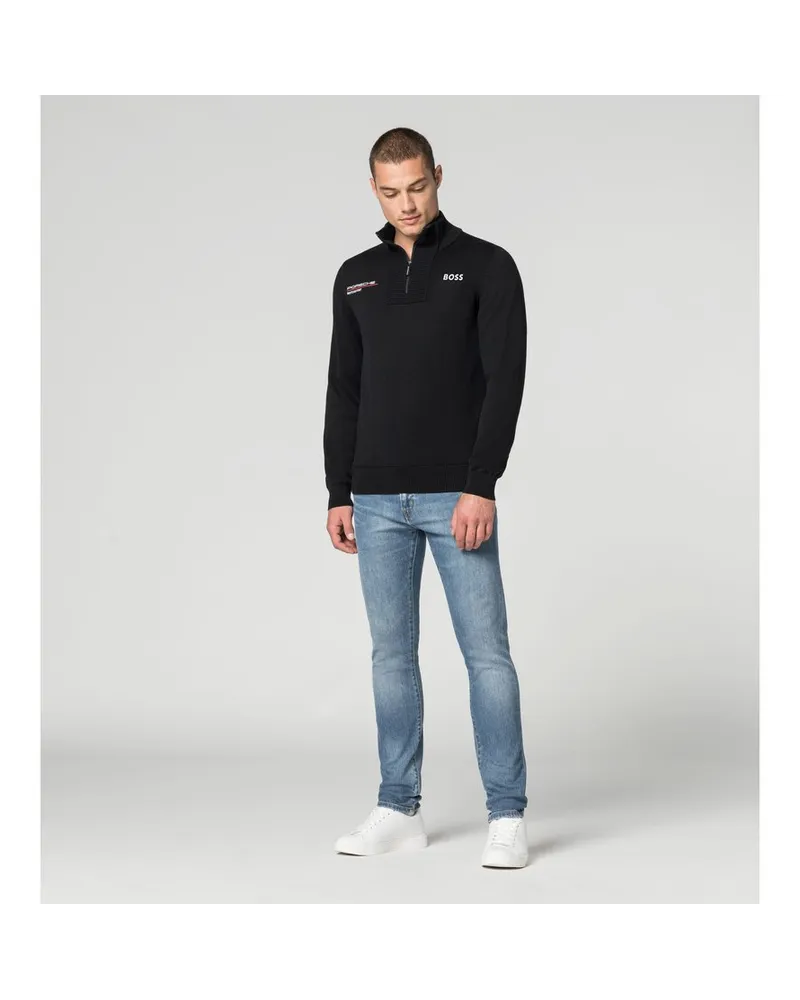 Porsche Design Strickpullover Unisex – Motorsport Schwarz