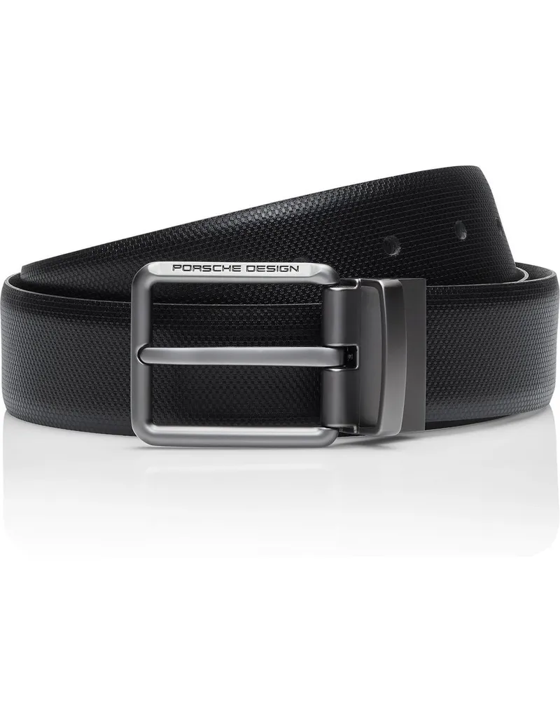 Porsche Design Business Gürtel Pin Buckle Reversible 35 Black