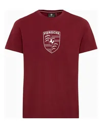 Porsche Design T-Shirt Wappen – Essential Bordeauxrot