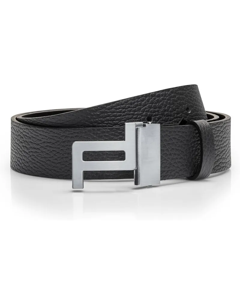 Porsche Design Business Gürtel Icon Reversible 35 Asphalt