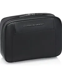 Porsche Design Roadster Leather Washbag Black