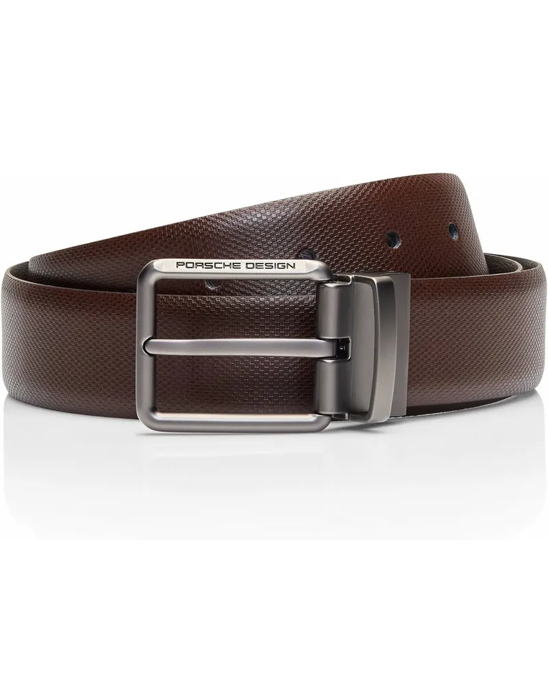 Porsche Design Business Gürtel Pin Buckle Reversible 35 Dark