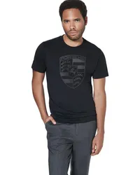 Porsche Design T-Shirt Wappen – Essential Schwarz