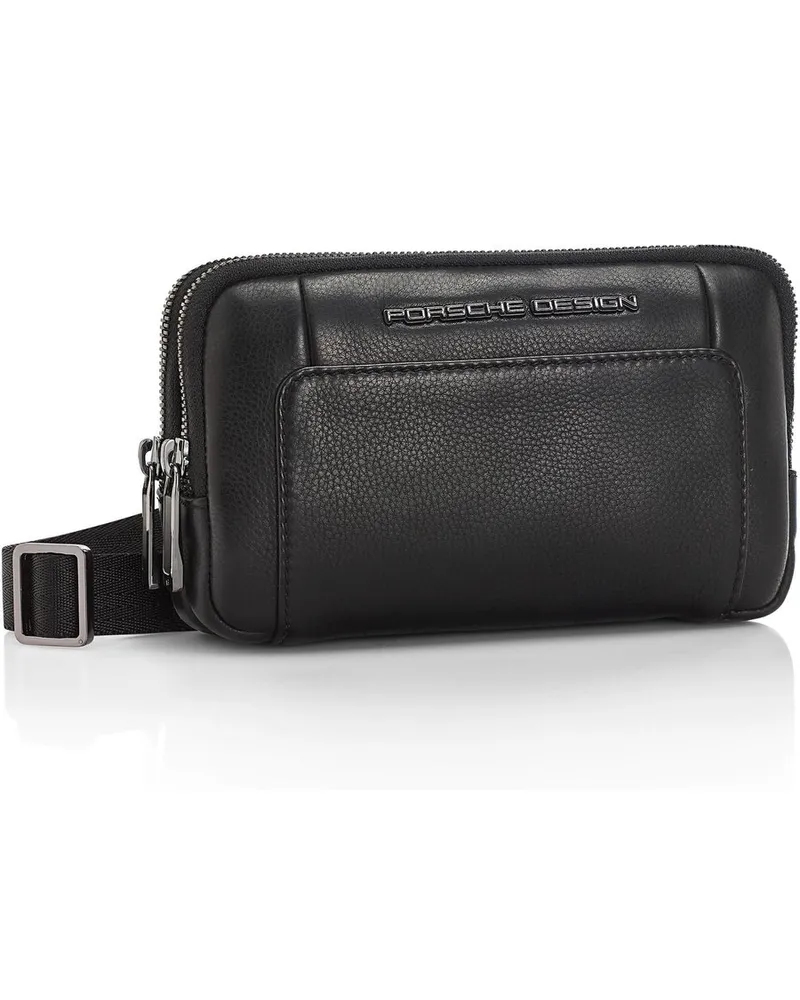 Porsche Design Roadster Leather Travel Pouch Black