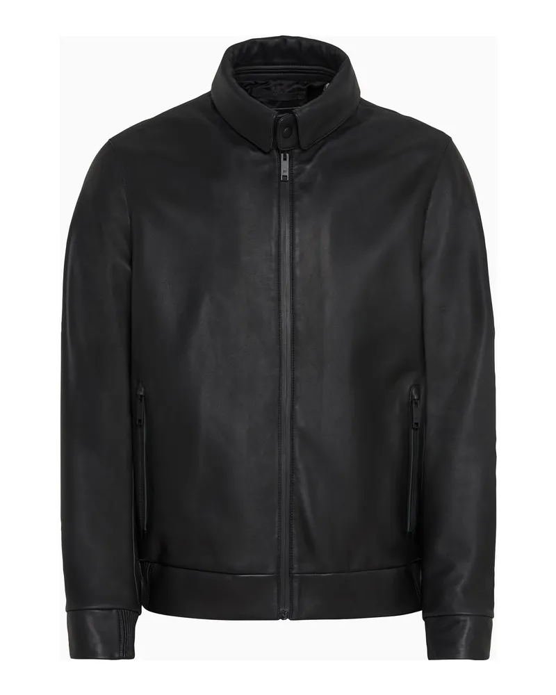 Porsche Design Cabrio Leather Jacket Black